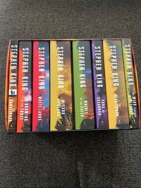 Stephen King Paperback Box Set - Multi-Color Spine Collection
